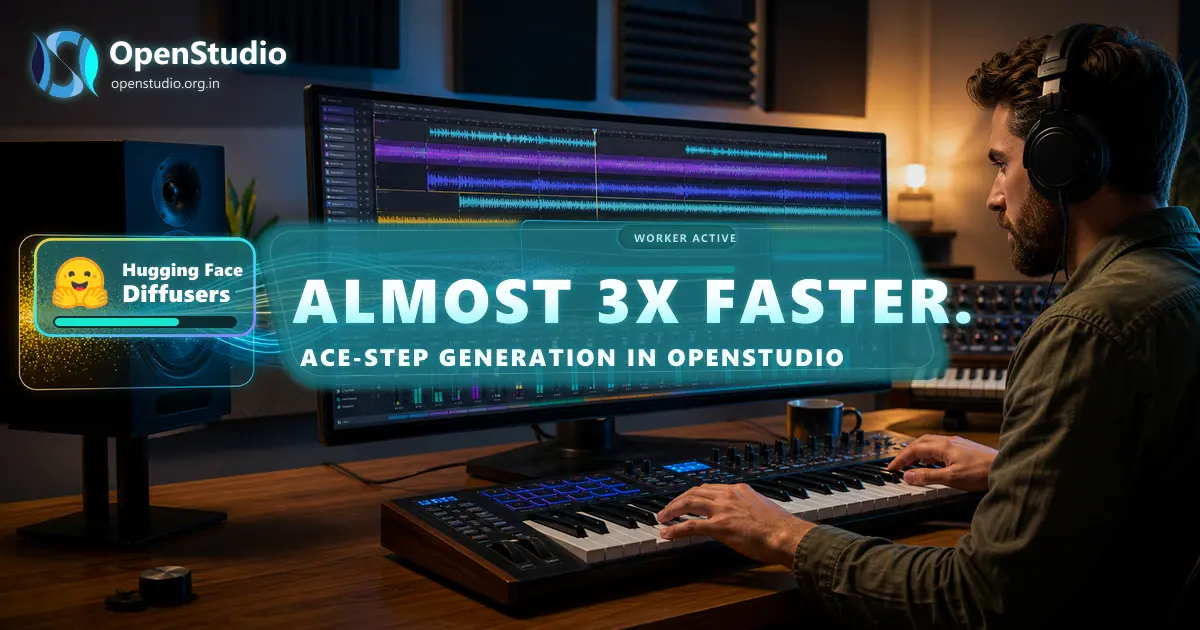 ACE-Step in OpenStudio Is Almost 3x Faster Now social share image